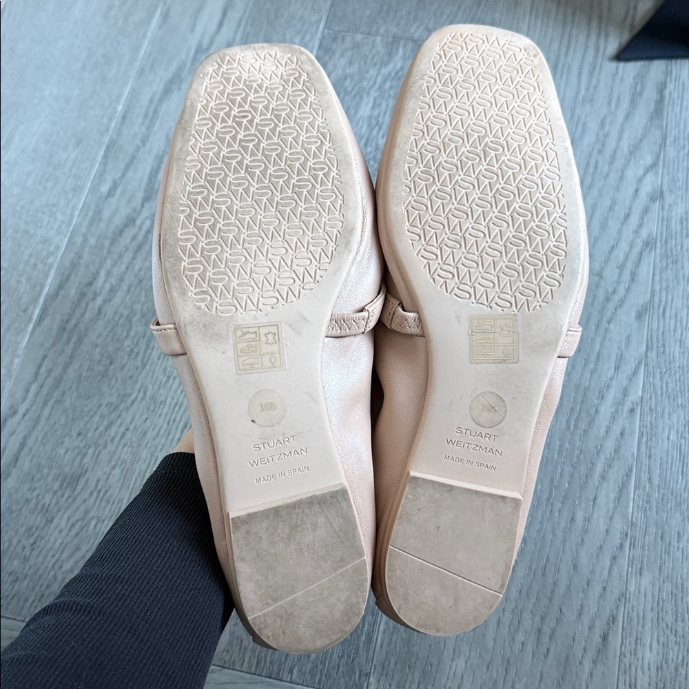 Stuart Weitzman Pink Dress Shoes with Pearl Accent - Picture 4 of 4